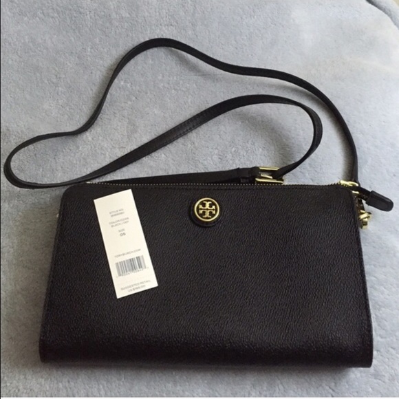 Tory Burch Handbags - 🆕 💯Authentic Tory Burch Crossbody/Clutch Black💕
