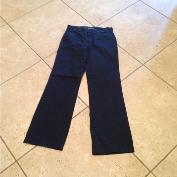Banana republic navy blue pants size 2 - 30.5" - Picture 1 of 3