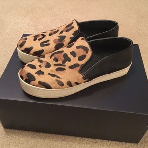 Leport print slip on platform by Steve Madden