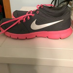 Gray Nike Gym Shoes