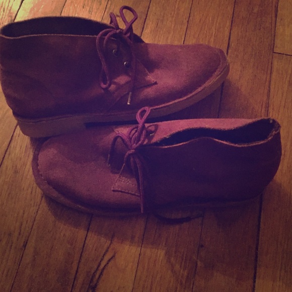 Shoes - Purple oxfords