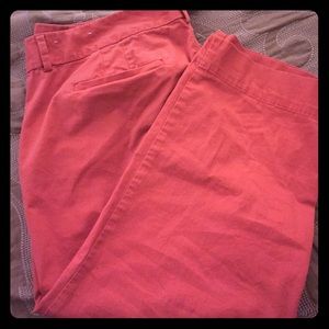 LOFT Coral ankle pants