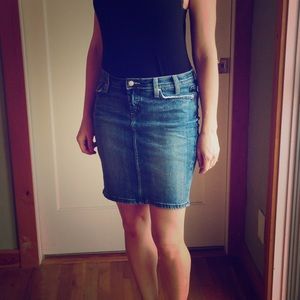 MissMe Jean Skirt