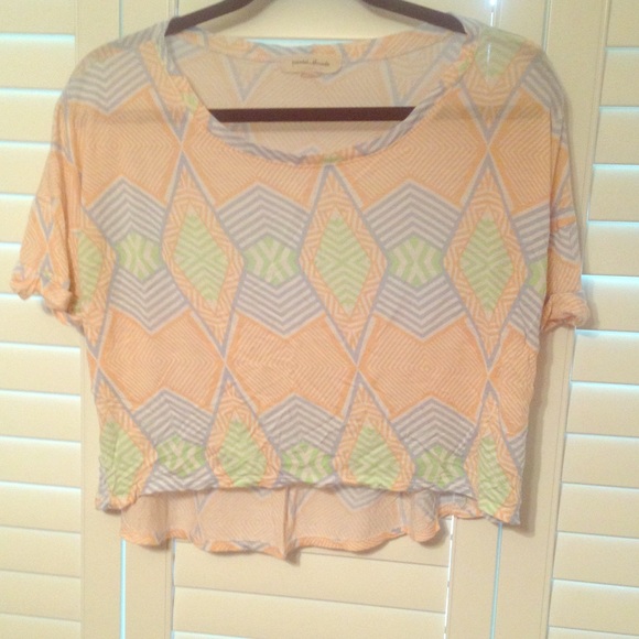 Painted threads crop top from Nordstrom