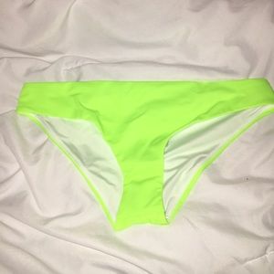 VS Neon yellow bikini bottoms