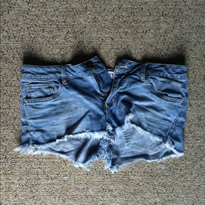 Frayed Jean shorts from PacSun!