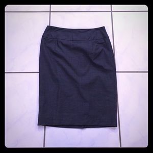 Grey suit skirt