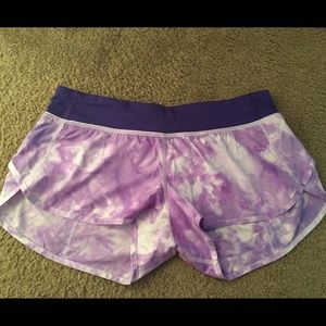 Tie dye speed shorts!!
