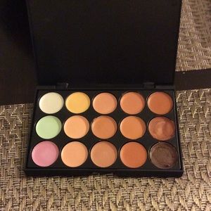 15 color cream concealer palette foundation