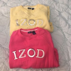 🐰2 IZOD Crewneck Pullovers