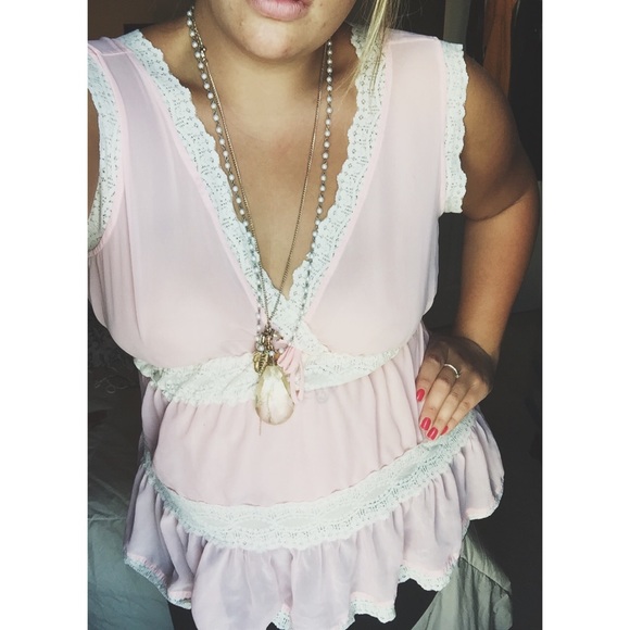 Faux Pearl Layering Necklace