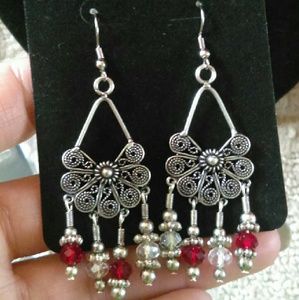 Unique Antique Handcrafted Dangle Earrings