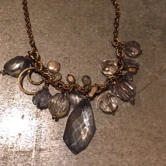 Enchanted Blue/Gray Necklace - Picture 2 of 3