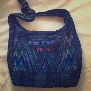 Blue satchel