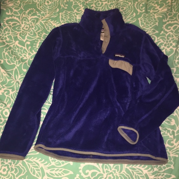 Patagonia Re-tool Cobalt Fleece Pullover