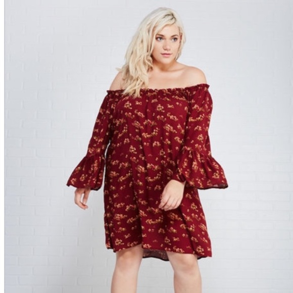 Off the Shoulder Floral Dress