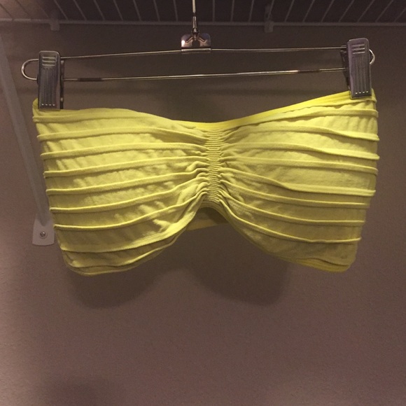 Neon green bandeau