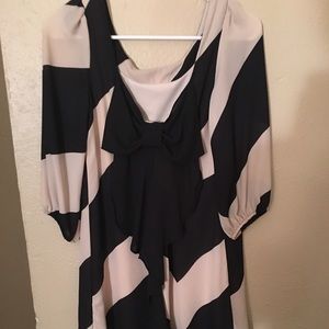 Chevron back bow dress!