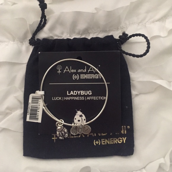 Alex & Ani Ladybug charm bracelet