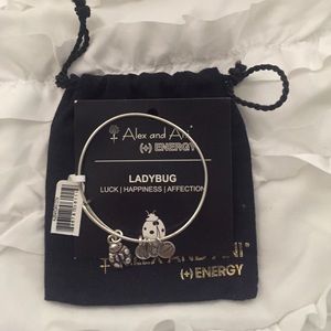 Alex & Ani Ladybug charm bracelet