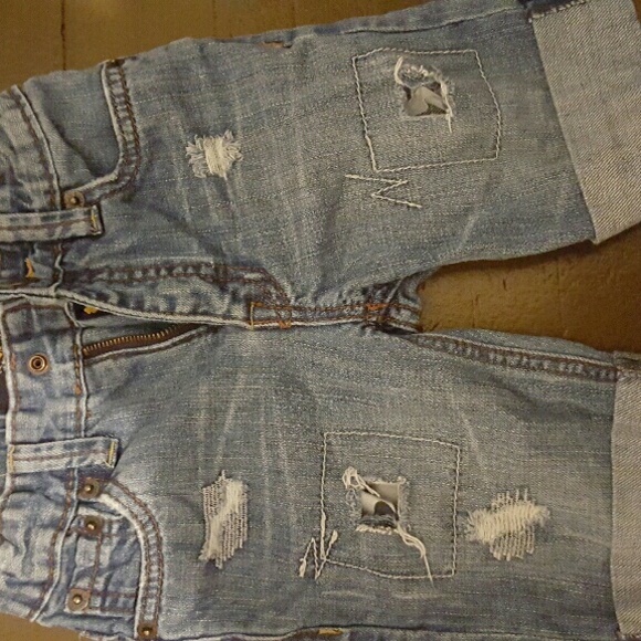 Kid's  Lucky Brand denim distressed  shorts