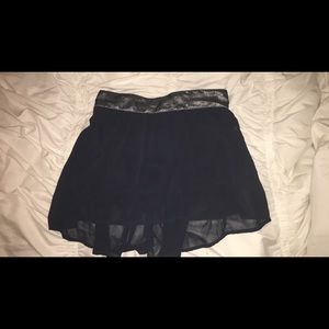 Hollister navy blue skirt