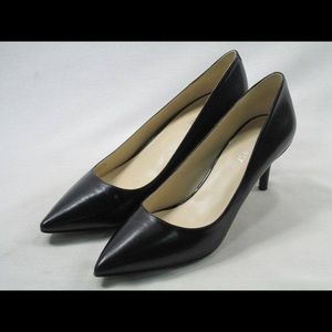 Nine West Margot black leather pumps
