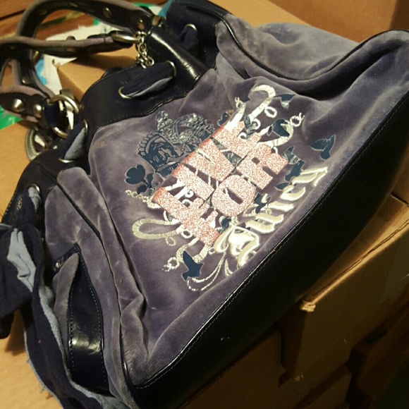 Blue juicy culture purse