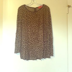 Zebra print night out shirt from Akira