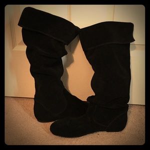 Gianni Bini - Black suede boots - Never Worn!!