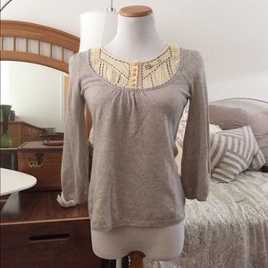 Anthropologie Guinevere sweetheart sweater