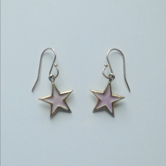 Star Enamel Earrings