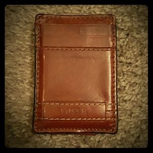 Leather Fossil wallet