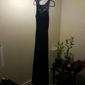 Navy maxi dress