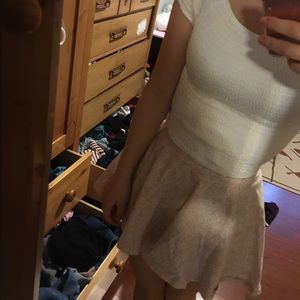 Elegant rose floral skirt