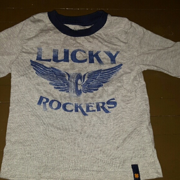 Kid's Lucky Brand 2T gray long sleeve shirt