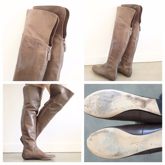 ✨SOLD✨ Vera Wang Hidden Wedge Over The Knee Boot - Picture 4 of 4
