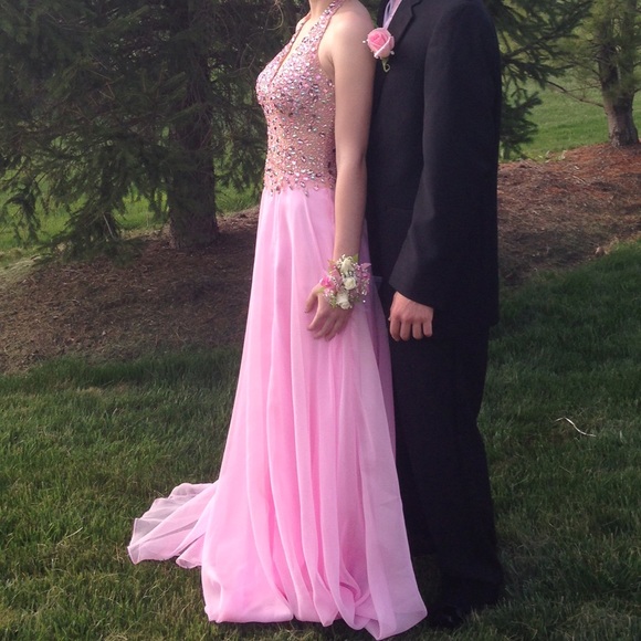 Pink prom dress