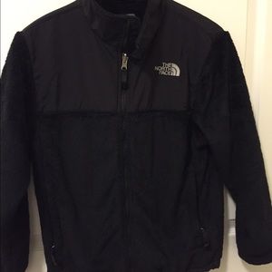 North Face Black Fuzzy Jacket