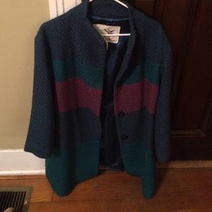 Colorful Anthropologie jacket