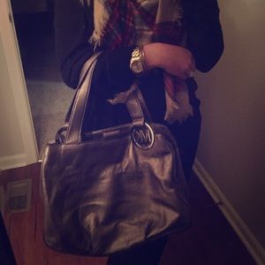 Michael Kors Silver Handbag