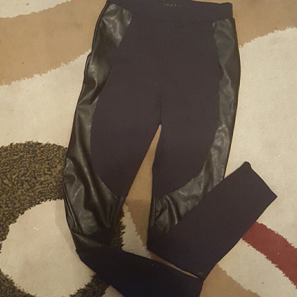 Abercrombie kid's leather leggings