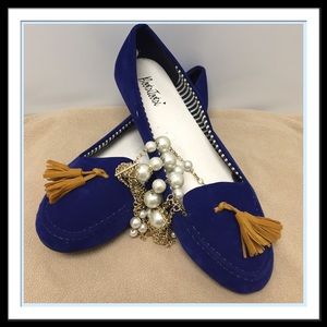 ✨Royal Blue Tassel Loafers✨