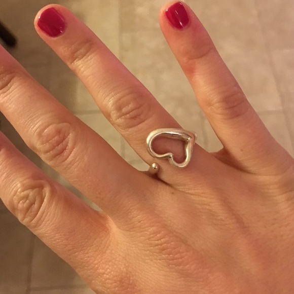 Tiffany & Co silver heart ring