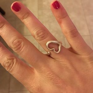 Tiffany & Co silver heart ring