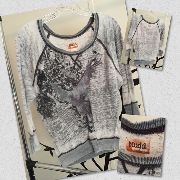 Grunge bird shirt - Picture 1 of 4