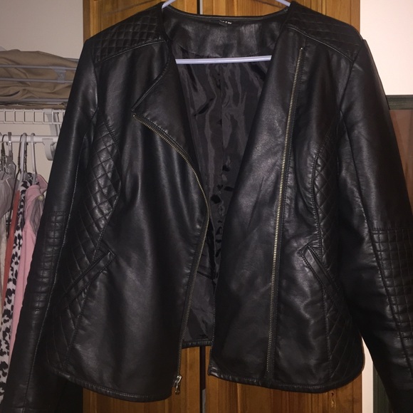 Leather jacket
