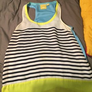 Striped Anthropologie tank top