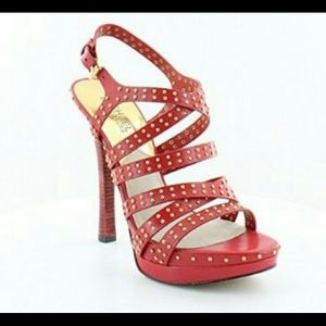 ⚡️🔥NWT Michael Kors red studded pumps sz8 🔥⚡️👍