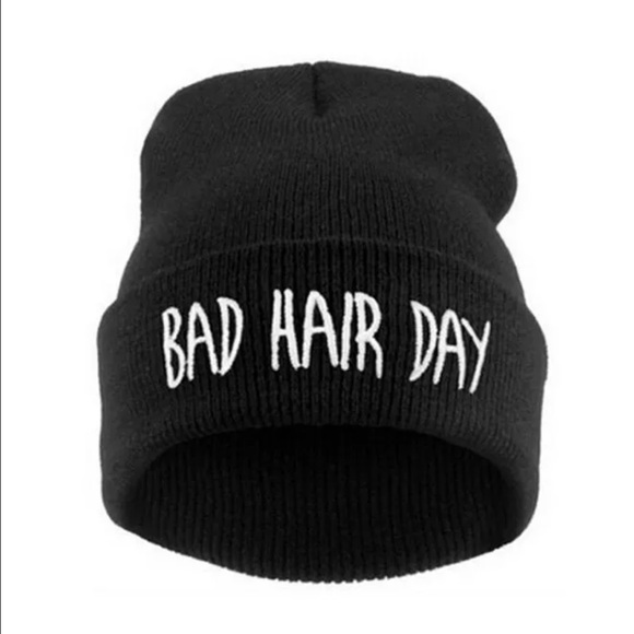 Urban Outfitters Accessories - UO "Bad Hair Day" beanie- Black